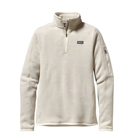 Patagonia Better Sweater 1/4-Zip Women’s Medium Birch White (Cream) EUC - Picture 4 of 10